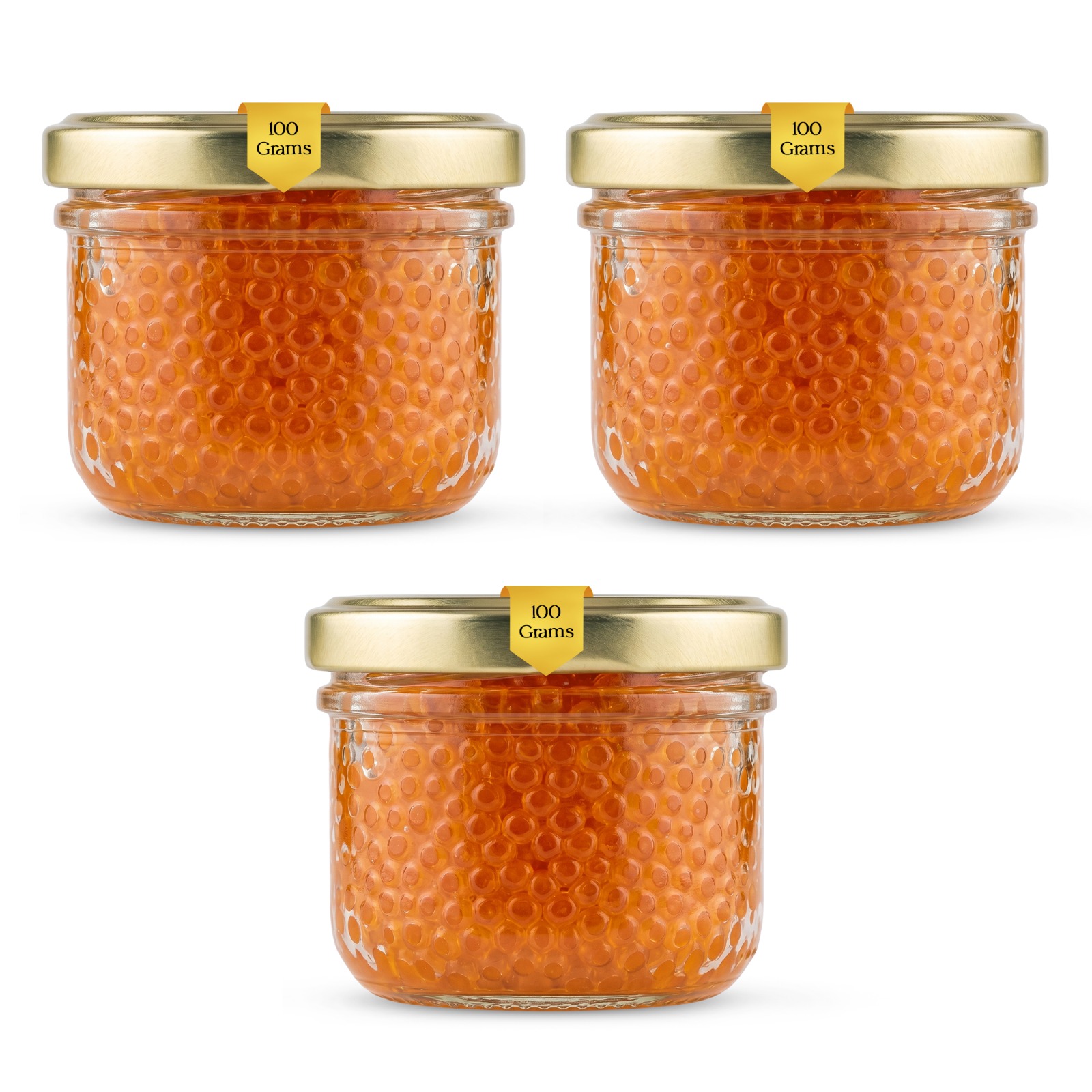 Premium French trout roe Black Almas