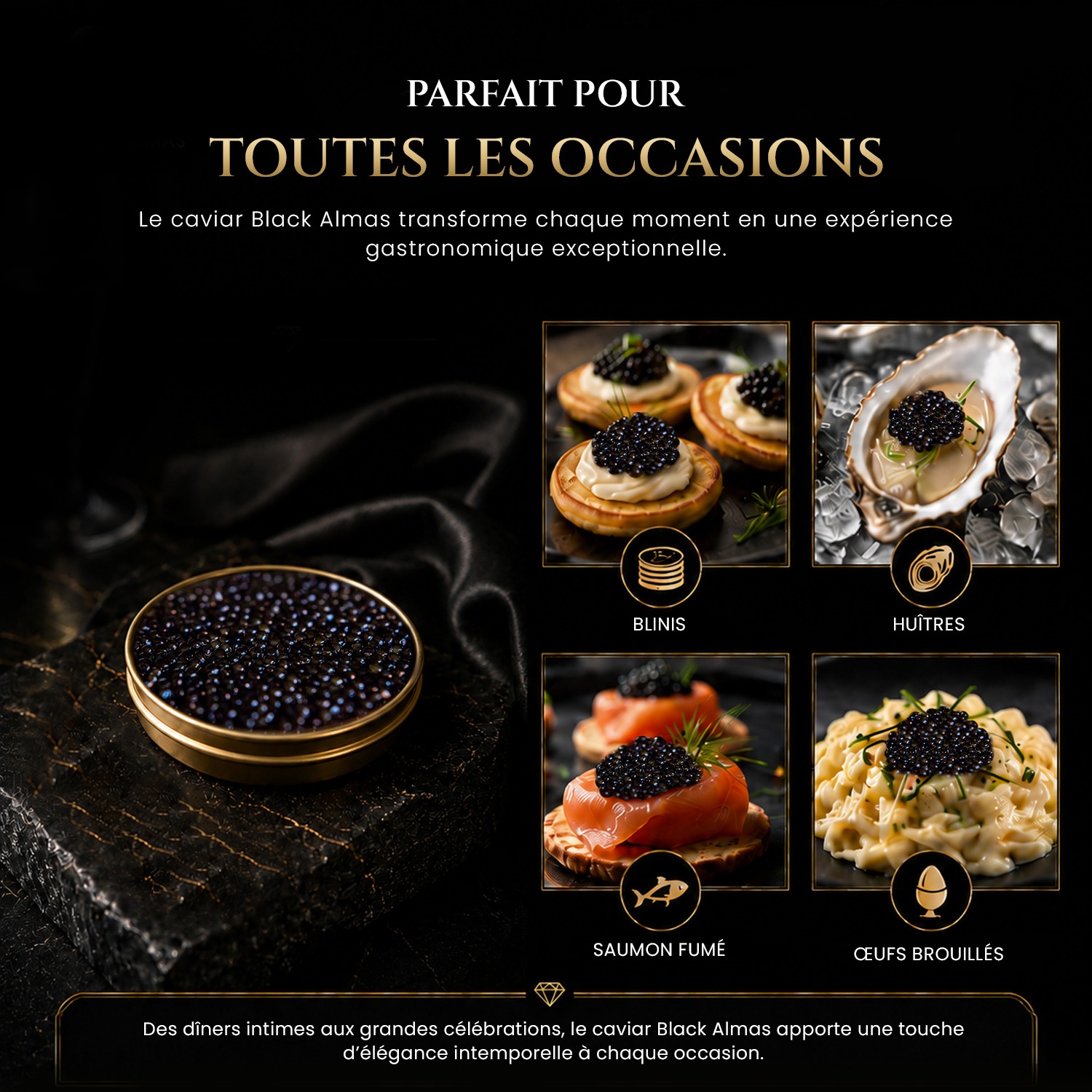 Premium French Baeri caviar