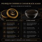 Acipenser Baerii Classic caviar with fine grey grains