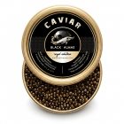 Boîte ouverte de Caviar Royal Selection Black Almas
