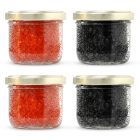 Premium black lumpfish roe by Black Almas