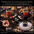 Œufs de lompe noirs et rouges Black Almas