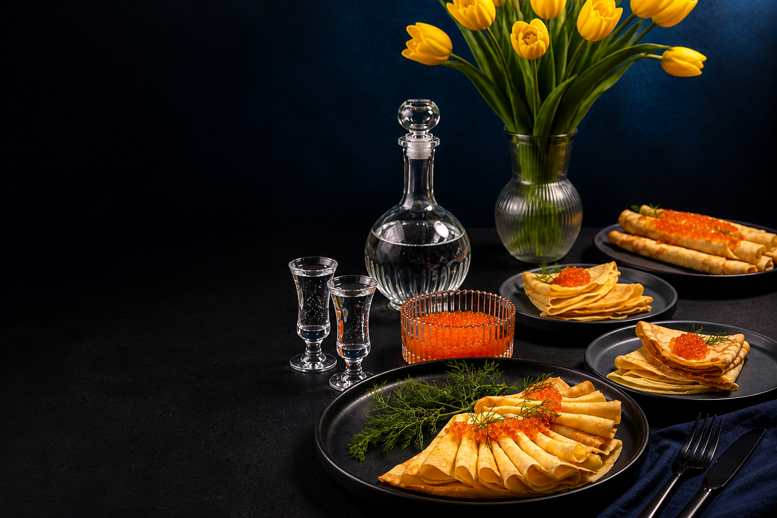 Caviar avec blinis : idée apéritif luxe et accords parfaits
