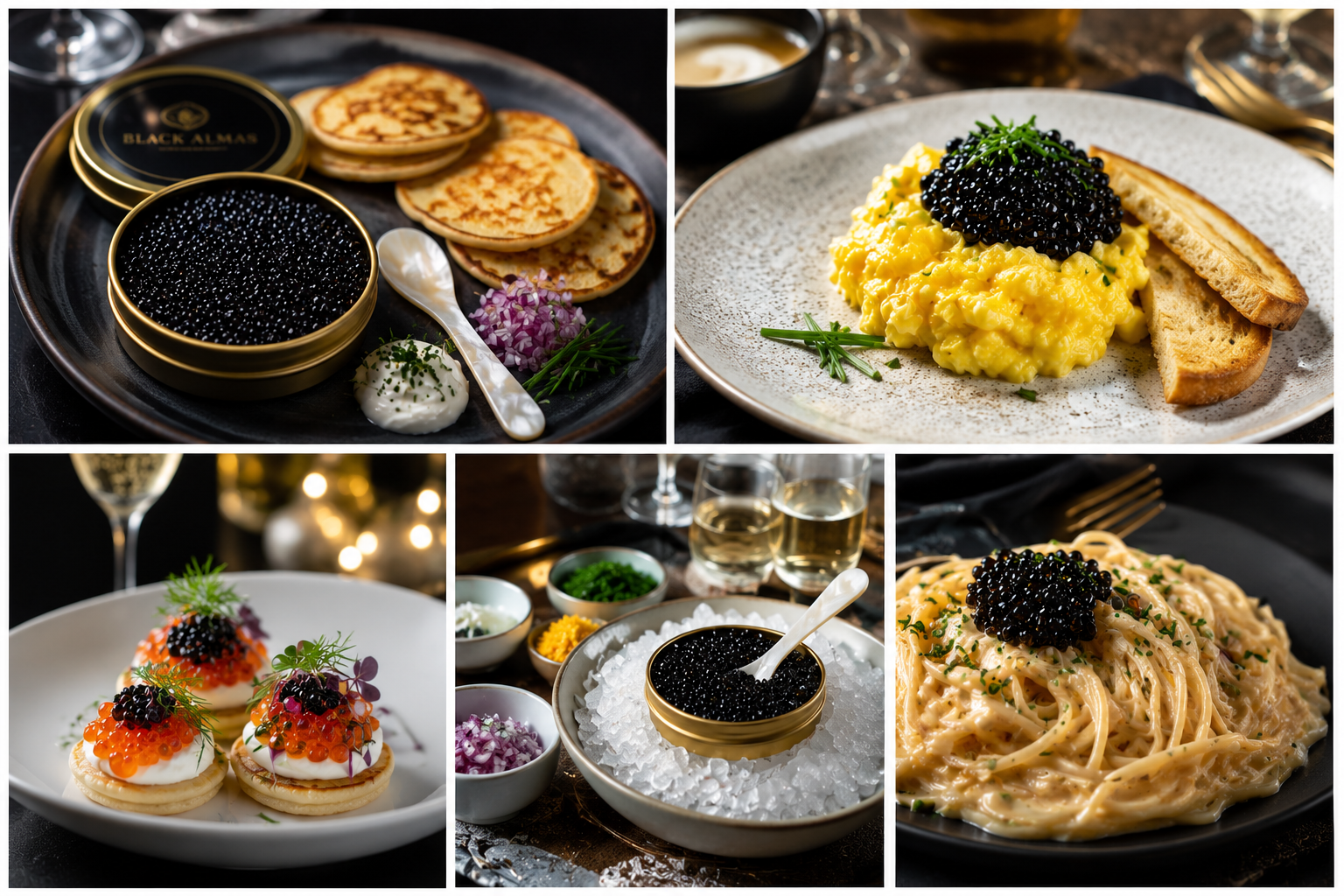 œufs de lompe rouge et noir en cuisine